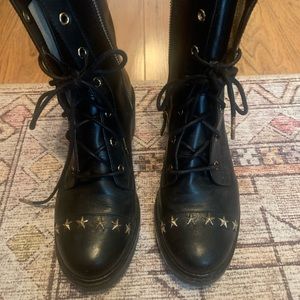 Michael Kors star combat boots
